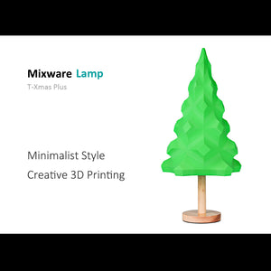 2020 New design mixware T-Xmas Series Modern led tree table lamp desk lamp table