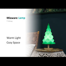 将图片加载到图库查看器，2020 New design mixware T-Xmas Series Modern led tree table lamp desk lamp table

