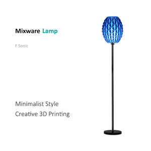 New fashion 3D printing stand floor lamp for hotel