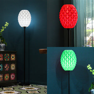 New fashion 3D printing stand floor lamp for hotel